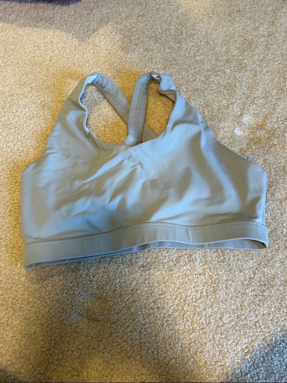 Mint Green Sports Bra - Racerback Active Top
